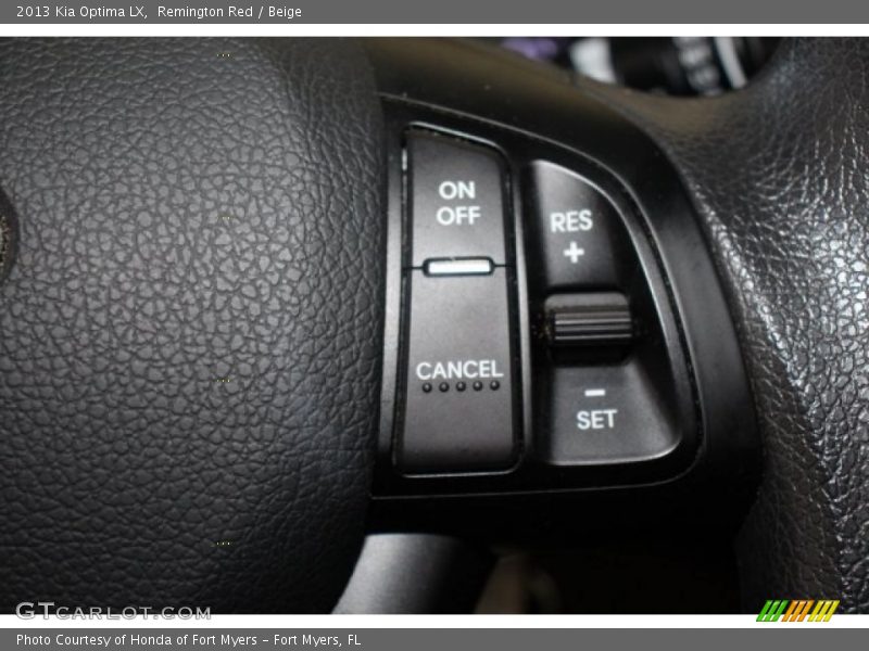 Remington Red / Beige 2013 Kia Optima LX