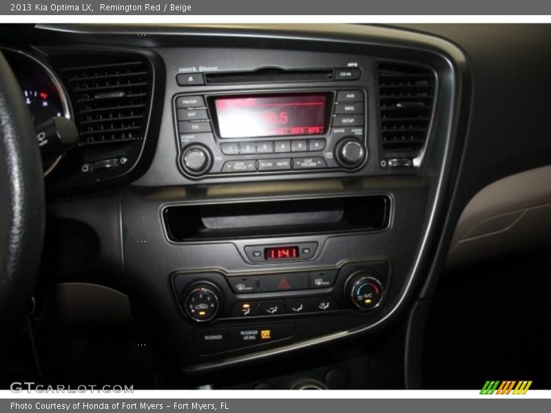 Remington Red / Beige 2013 Kia Optima LX