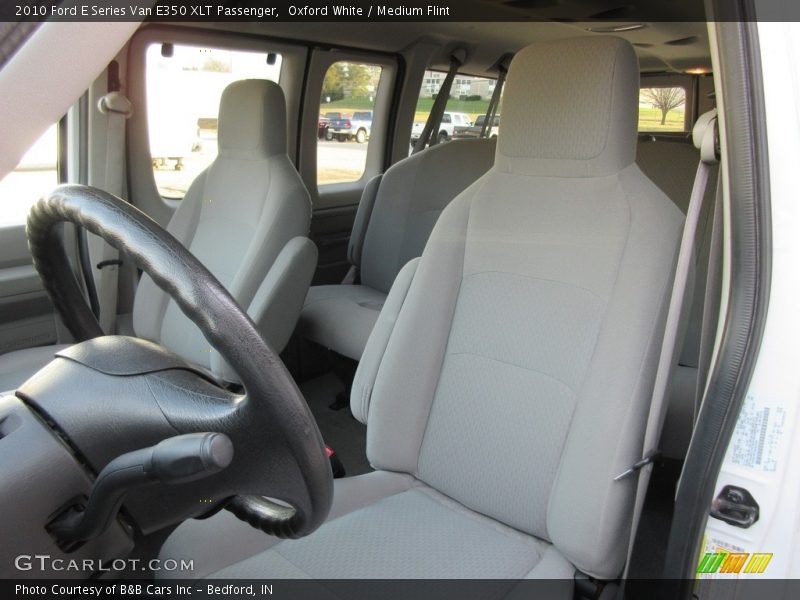 Oxford White / Medium Flint 2010 Ford E Series Van E350 XLT Passenger