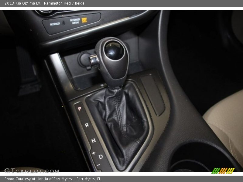 Remington Red / Beige 2013 Kia Optima LX