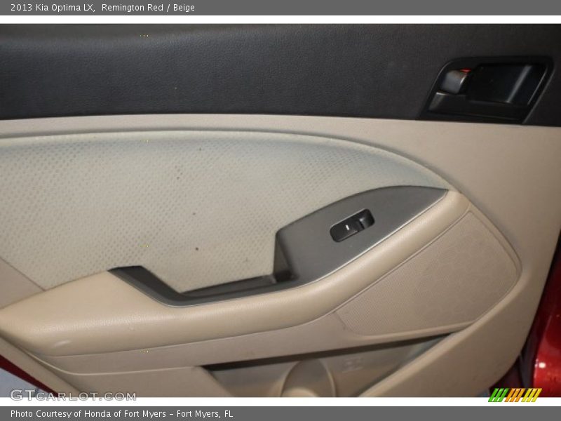 Remington Red / Beige 2013 Kia Optima LX