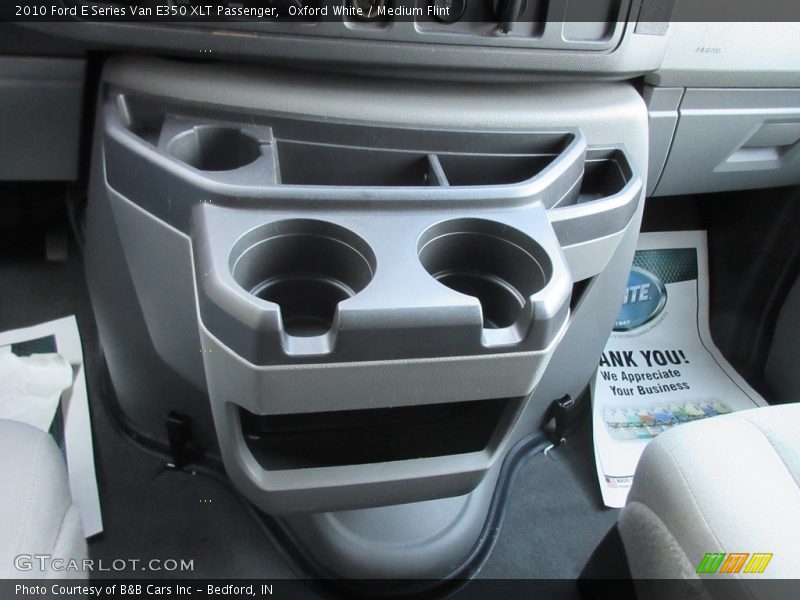 Oxford White / Medium Flint 2010 Ford E Series Van E350 XLT Passenger
