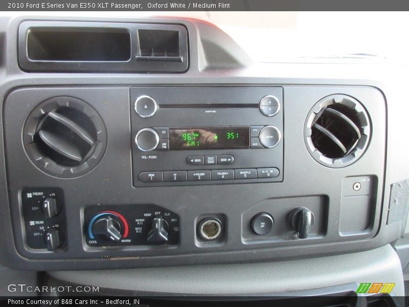 Oxford White / Medium Flint 2010 Ford E Series Van E350 XLT Passenger