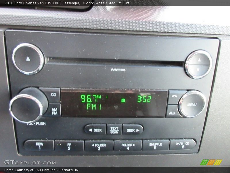 Oxford White / Medium Flint 2010 Ford E Series Van E350 XLT Passenger