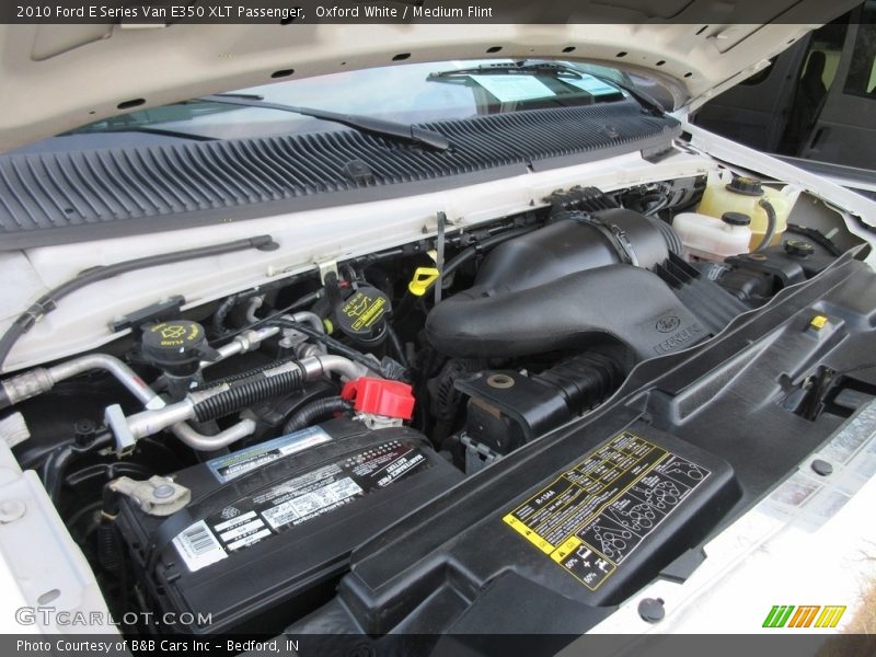 Oxford White / Medium Flint 2010 Ford E Series Van E350 XLT Passenger