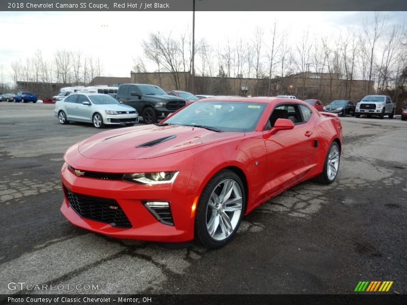 Red Hot / Jet Black 2018 Chevrolet Camaro SS Coupe