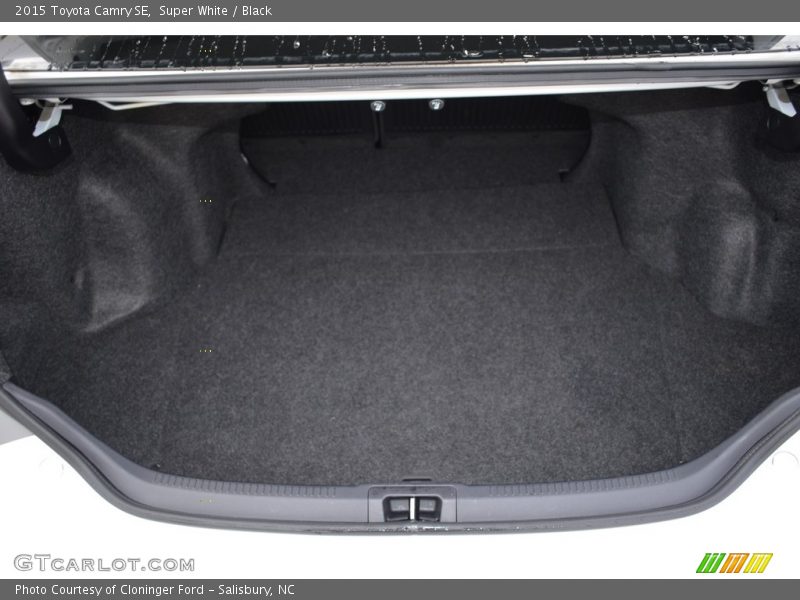 Super White / Black 2015 Toyota Camry SE