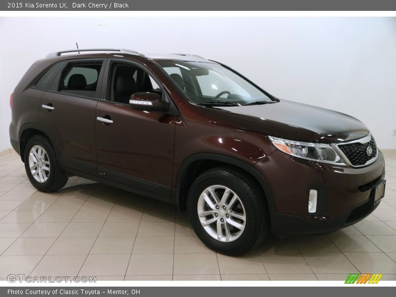 Dark Cherry / Black 2015 Kia Sorento LX