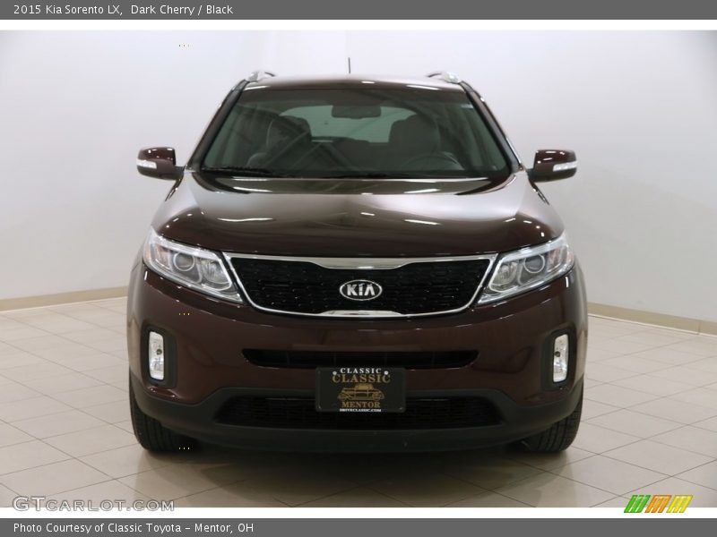 Dark Cherry / Black 2015 Kia Sorento LX