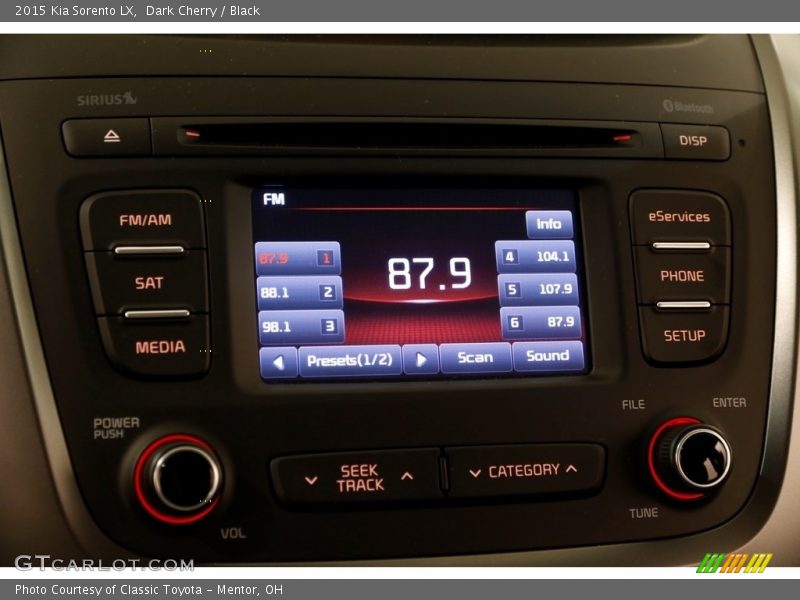 Dark Cherry / Black 2015 Kia Sorento LX