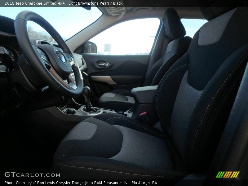 Light Brownstone Pearl / Black 2018 Jeep Cherokee Limited 4x4