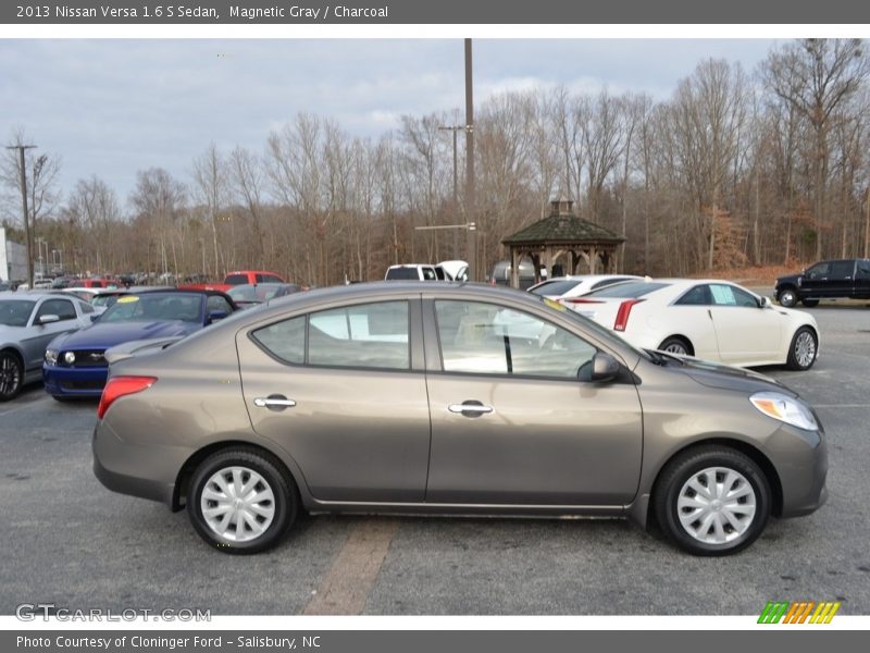 Magnetic Gray / Charcoal 2013 Nissan Versa 1.6 S Sedan