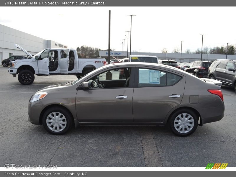 Magnetic Gray / Charcoal 2013 Nissan Versa 1.6 S Sedan