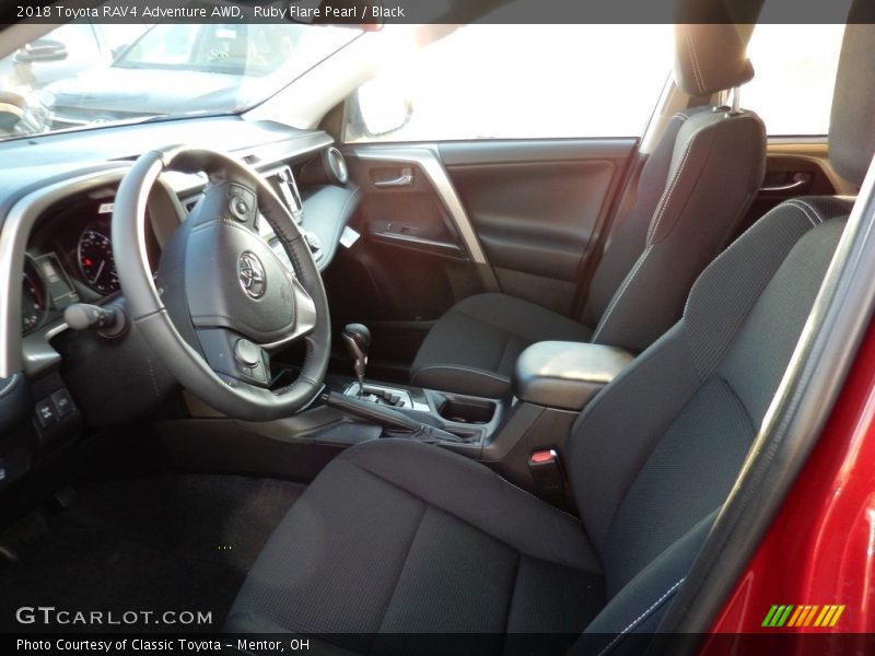 Ruby Flare Pearl / Black 2018 Toyota RAV4 Adventure AWD