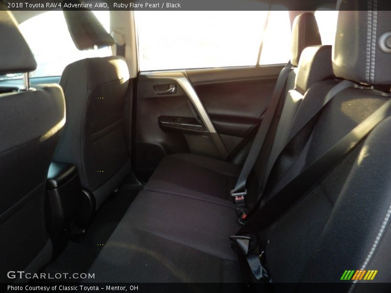 Ruby Flare Pearl / Black 2018 Toyota RAV4 Adventure AWD