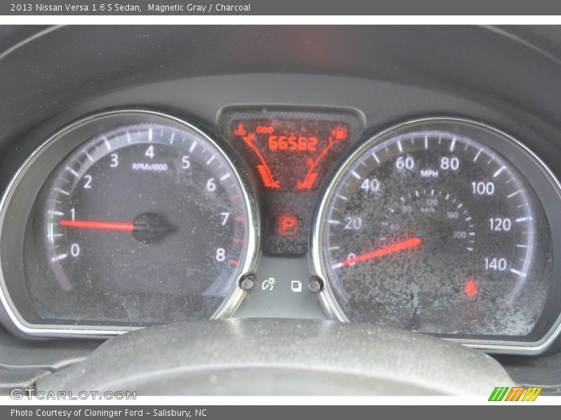 Magnetic Gray / Charcoal 2013 Nissan Versa 1.6 S Sedan