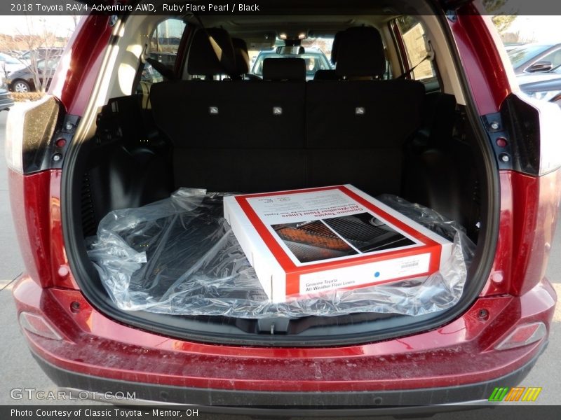 Ruby Flare Pearl / Black 2018 Toyota RAV4 Adventure AWD