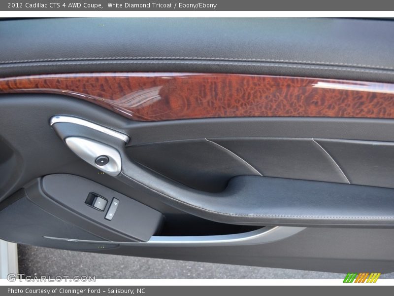 White Diamond Tricoat / Ebony/Ebony 2012 Cadillac CTS 4 AWD Coupe