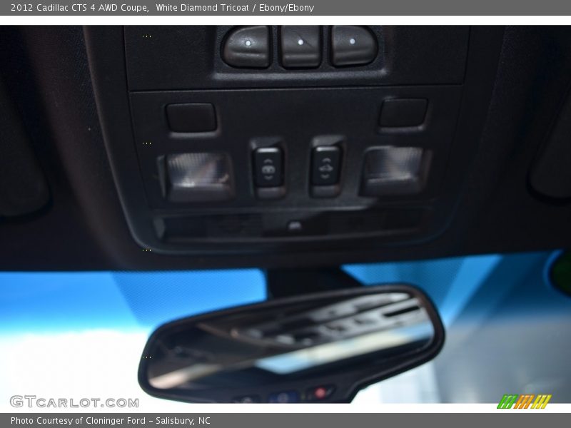 White Diamond Tricoat / Ebony/Ebony 2012 Cadillac CTS 4 AWD Coupe