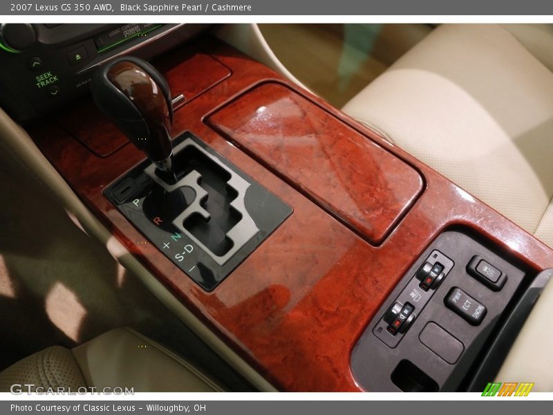 Black Sapphire Pearl / Cashmere 2007 Lexus GS 350 AWD