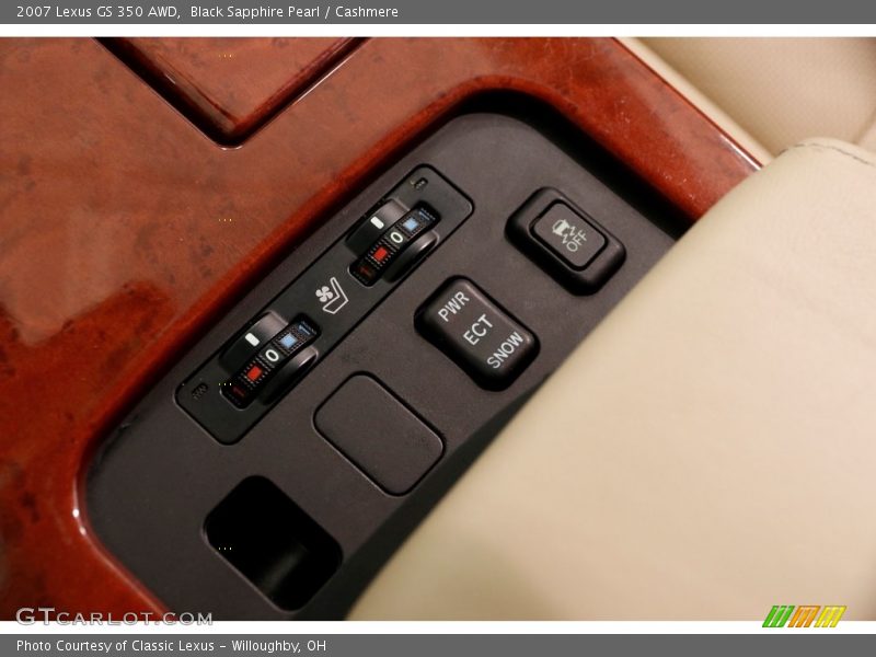Black Sapphire Pearl / Cashmere 2007 Lexus GS 350 AWD
