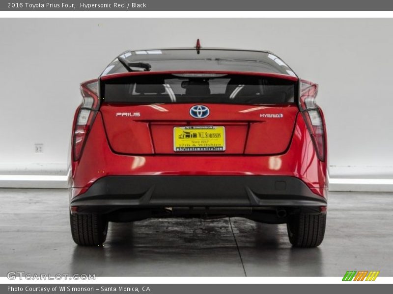 Hypersonic Red / Black 2016 Toyota Prius Four