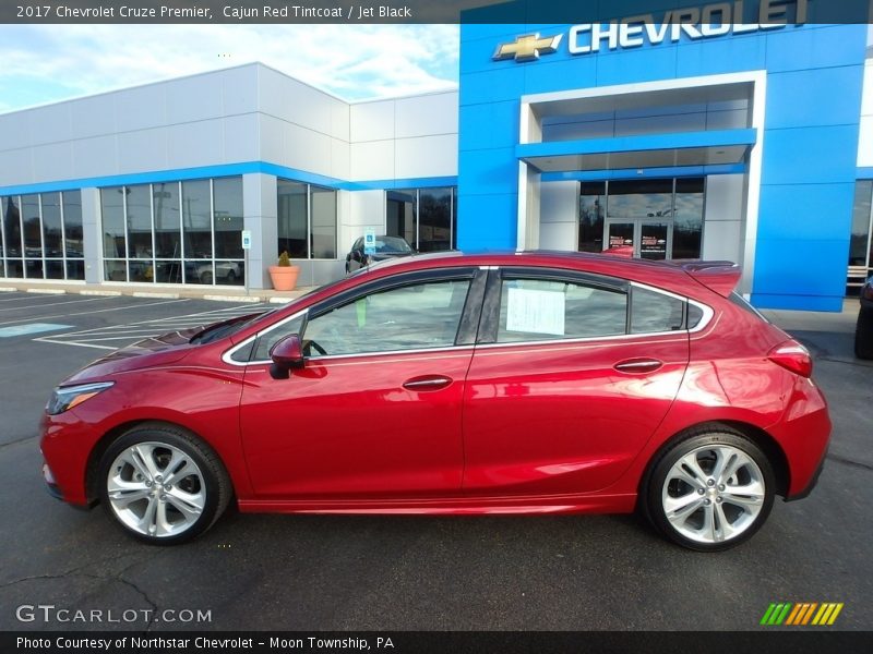 Cajun Red Tintcoat / Jet Black 2017 Chevrolet Cruze Premier