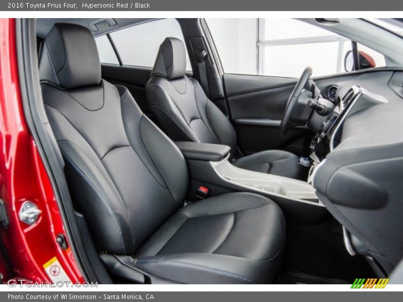 Hypersonic Red / Black 2016 Toyota Prius Four
