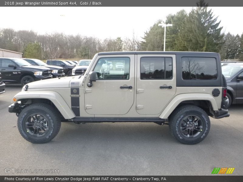 Gobi / Black 2018 Jeep Wrangler Unlimited Sport 4x4