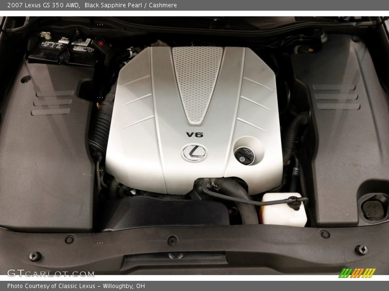 Black Sapphire Pearl / Cashmere 2007 Lexus GS 350 AWD