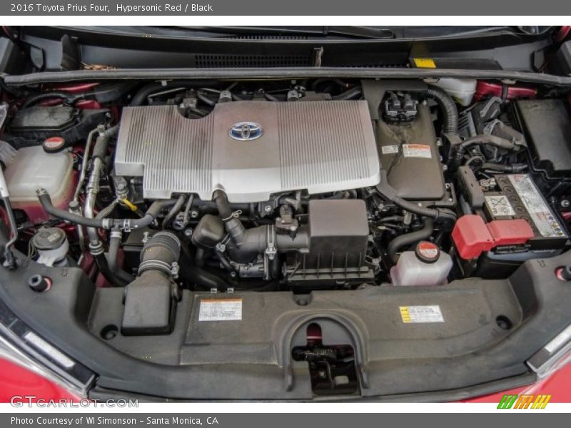 Hypersonic Red / Black 2016 Toyota Prius Four