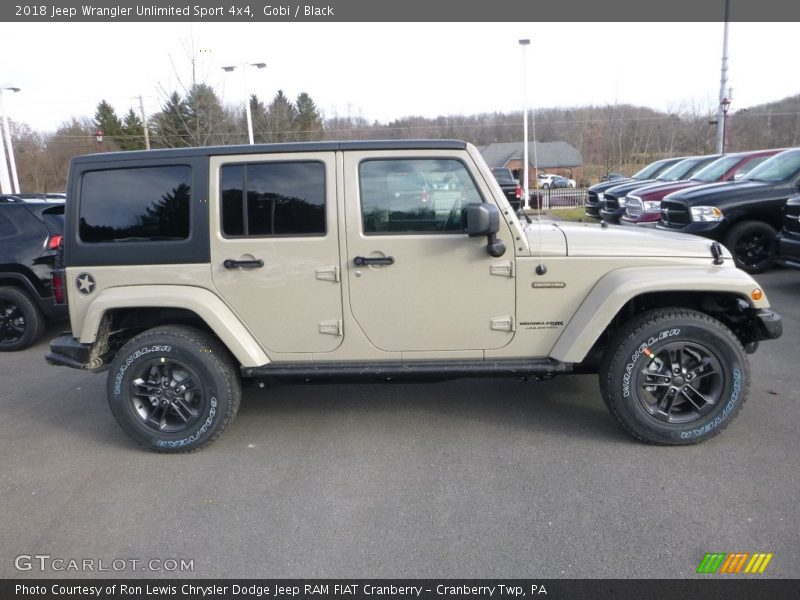 Gobi / Black 2018 Jeep Wrangler Unlimited Sport 4x4