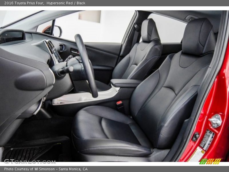 Hypersonic Red / Black 2016 Toyota Prius Four