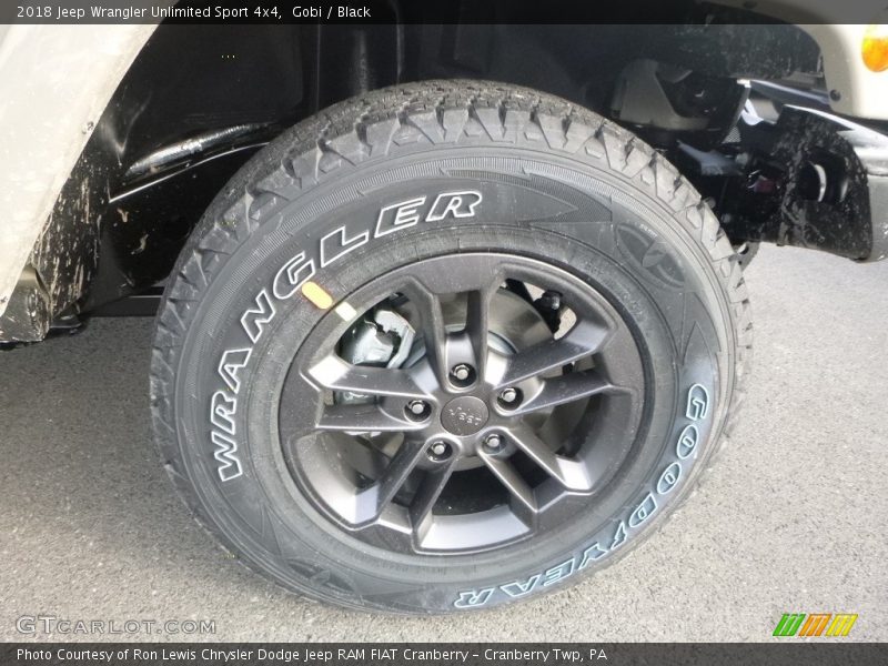 Gobi / Black 2018 Jeep Wrangler Unlimited Sport 4x4