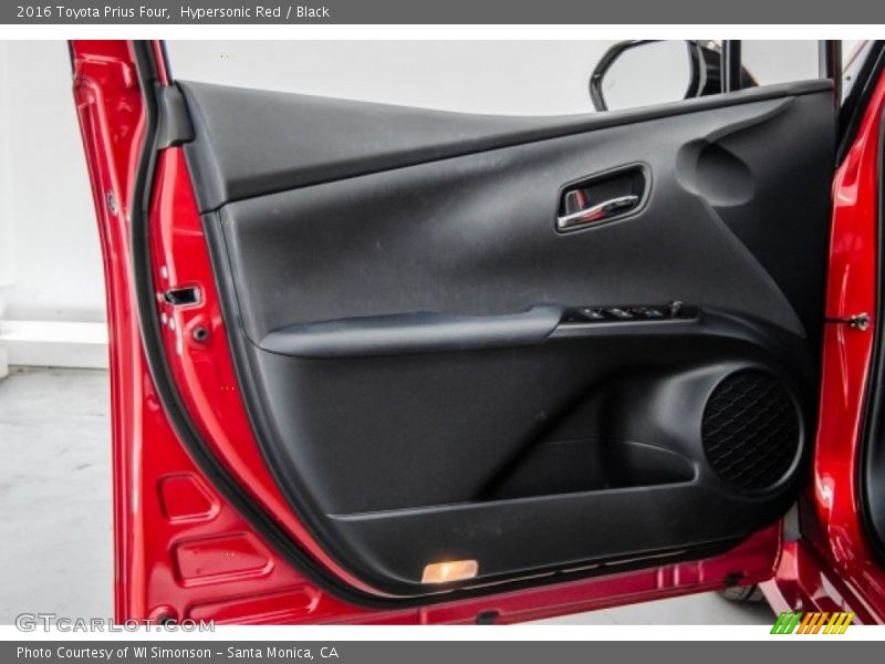 Hypersonic Red / Black 2016 Toyota Prius Four