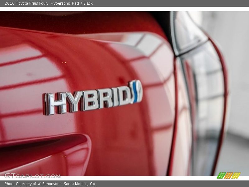 Hypersonic Red / Black 2016 Toyota Prius Four