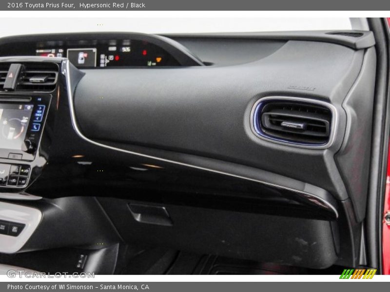 Hypersonic Red / Black 2016 Toyota Prius Four