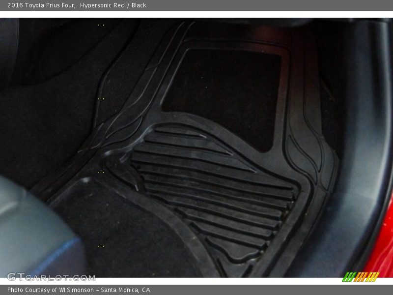 Hypersonic Red / Black 2016 Toyota Prius Four