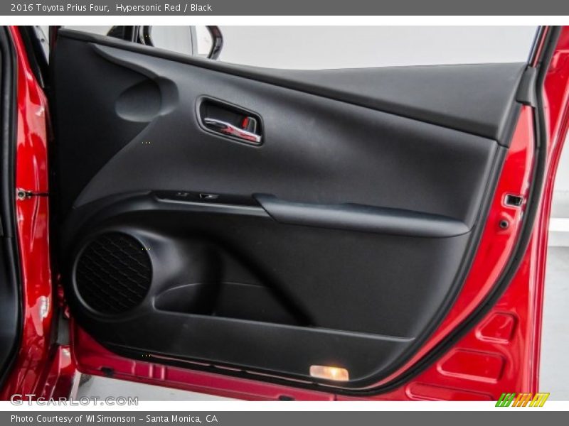 Hypersonic Red / Black 2016 Toyota Prius Four