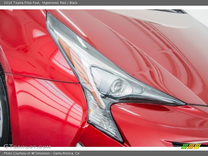 Hypersonic Red / Black 2016 Toyota Prius Four
