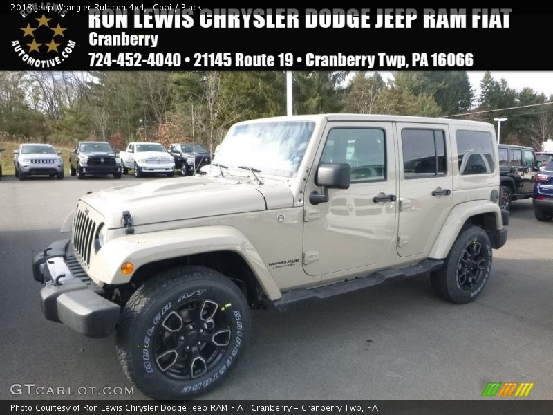 Gobi / Black 2018 Jeep Wrangler Rubicon 4x4