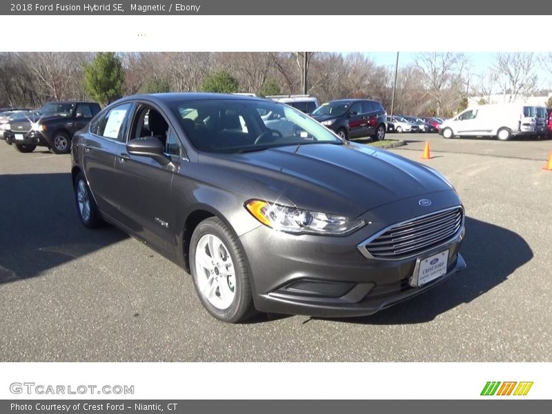 Magnetic / Ebony 2018 Ford Fusion Hybrid SE
