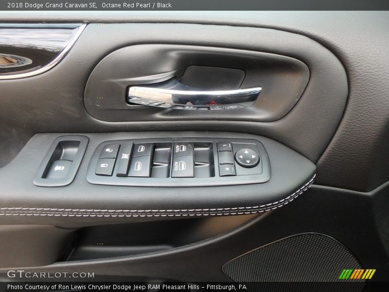 Octane Red Pearl / Black 2018 Dodge Grand Caravan SE