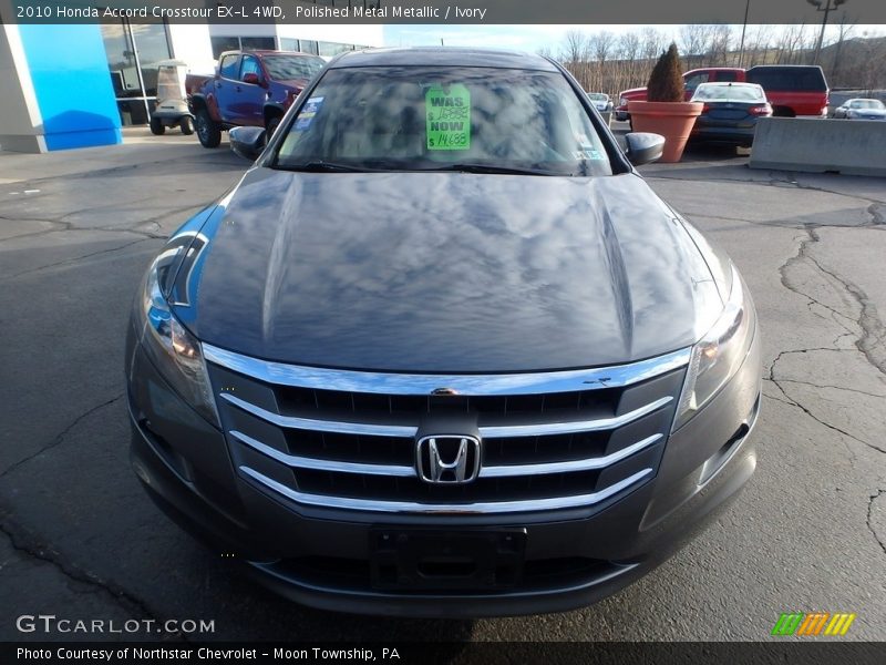 Polished Metal Metallic / Ivory 2010 Honda Accord Crosstour EX-L 4WD