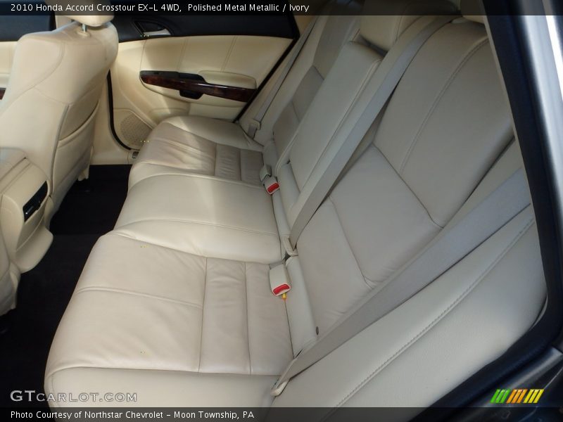 Polished Metal Metallic / Ivory 2010 Honda Accord Crosstour EX-L 4WD