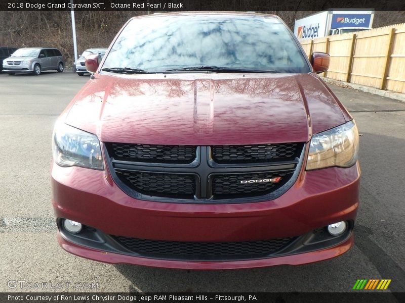 Octane Red Pearl / Black 2018 Dodge Grand Caravan SXT