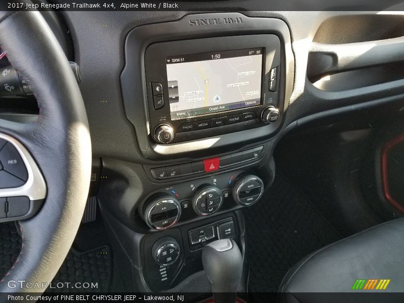 Alpine White / Black 2017 Jeep Renegade Trailhawk 4x4