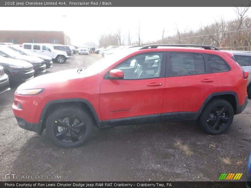 Firecracker Red / Black 2018 Jeep Cherokee Limited 4x4