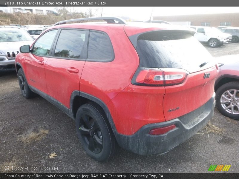 Firecracker Red / Black 2018 Jeep Cherokee Limited 4x4