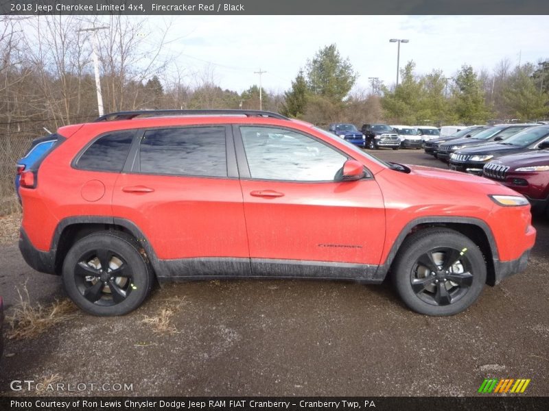 Firecracker Red / Black 2018 Jeep Cherokee Limited 4x4